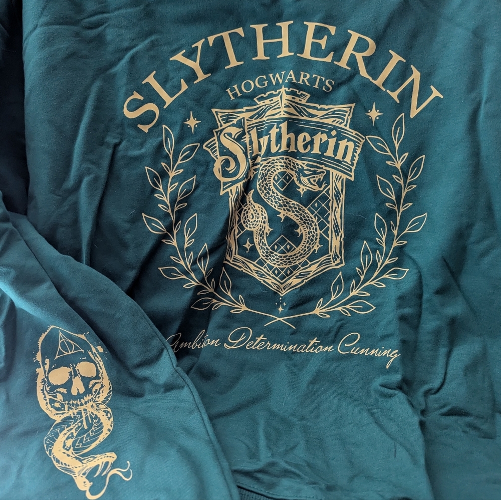 Slytherin Hogwarts Green Sweatshirt